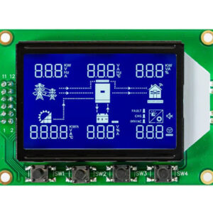 Customized COB LCD Display Htn Negative Transmissive for Inverter Power Charging